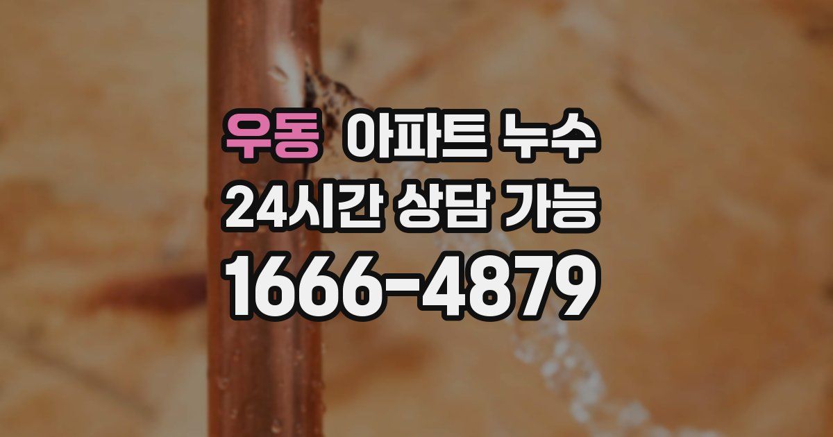 우동 아파트 누수