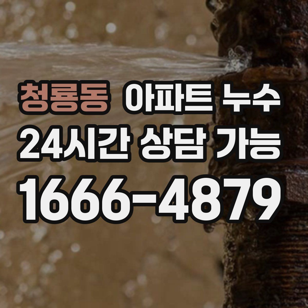 청룡동 아파트 누수 세탁기 사용 후 젖을 때 비용 커지기 전 대응 요령