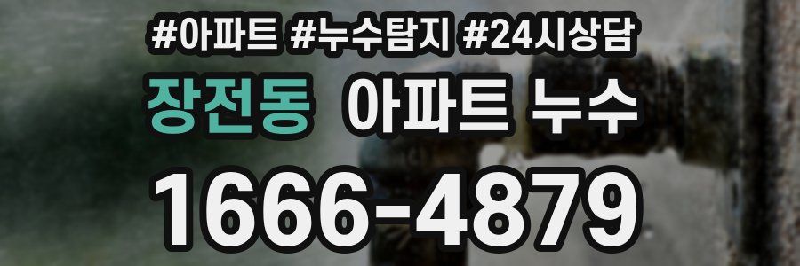 장전동 누수탐지