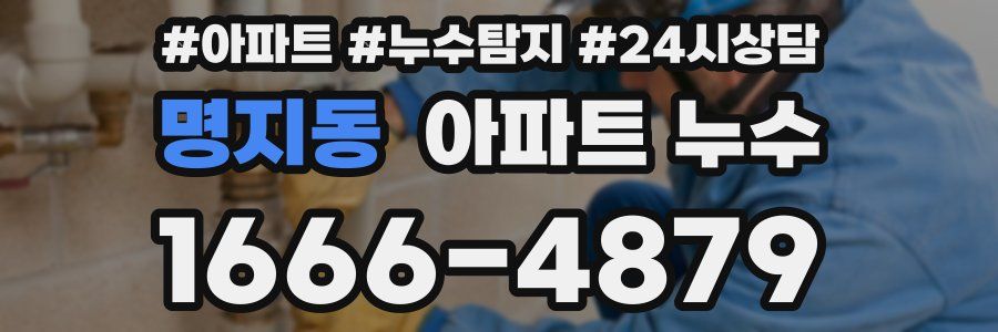 명지동 누수탐지