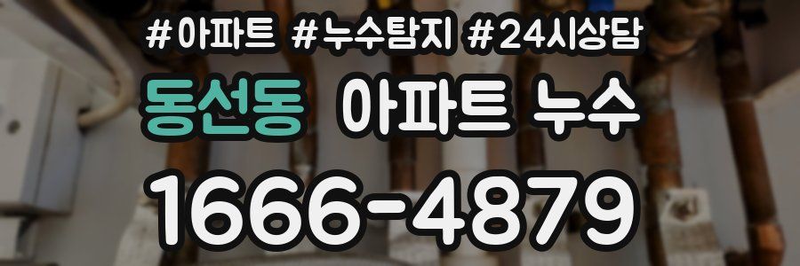 동선동 누수탐지