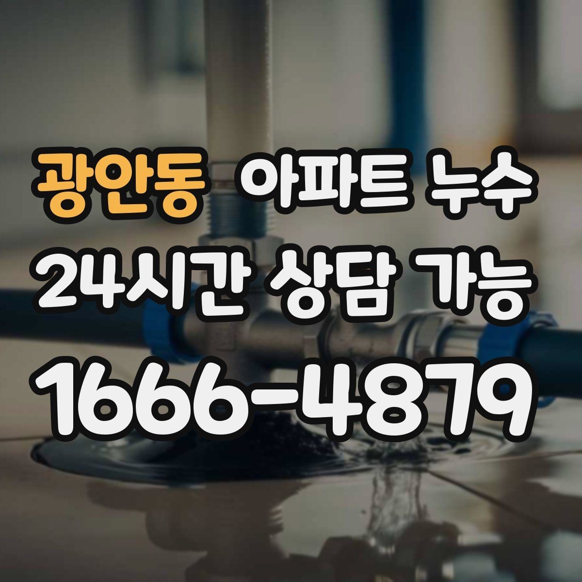 광안동 아파트 누수 벽면 아래쪽이 젖는 경우의 점검 순서