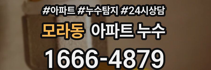 모라동 누수탐지