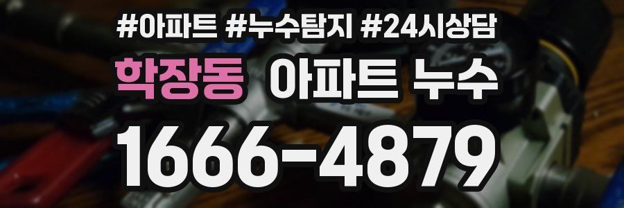 학장동 누수탐지