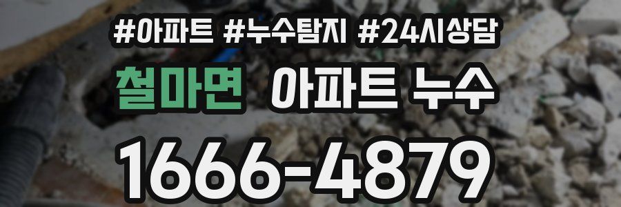 철마면 누수탐지