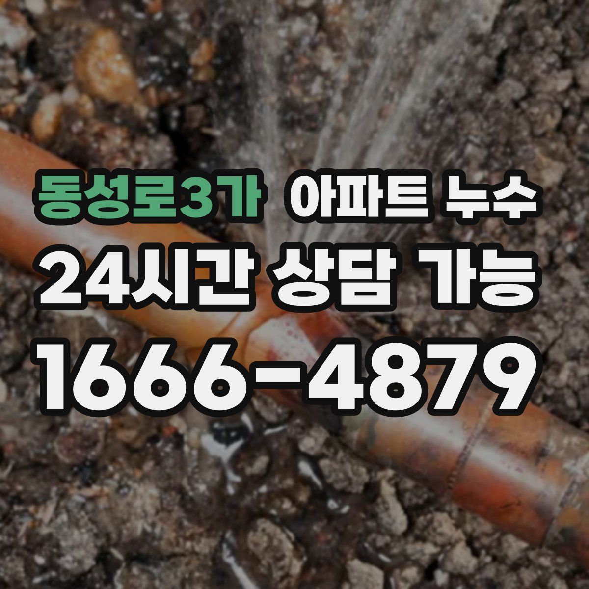 동성로3가 아파트 누수탐지