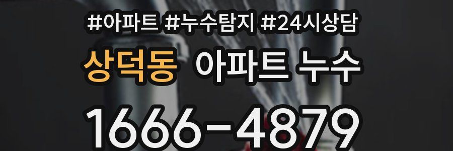 상덕동 누수탐지