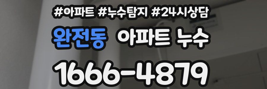 완전동 누수탐지