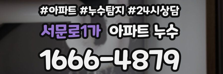 서문로1가 누수탐지