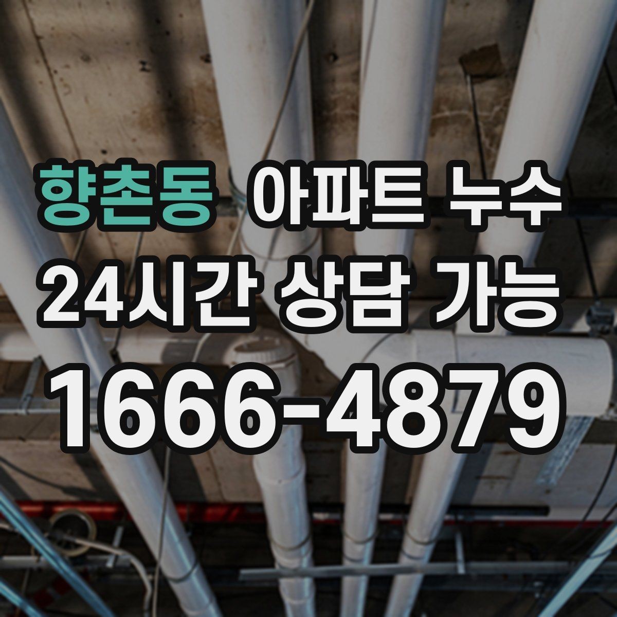 향촌동 아파트 누수 거실 벽이 부분적으로 젖을 때