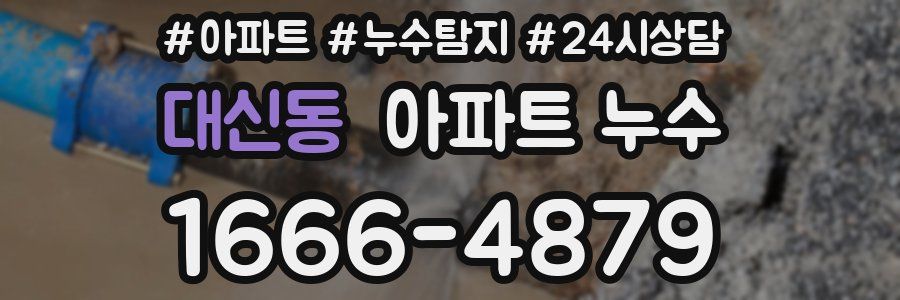 대신동 누수탐지