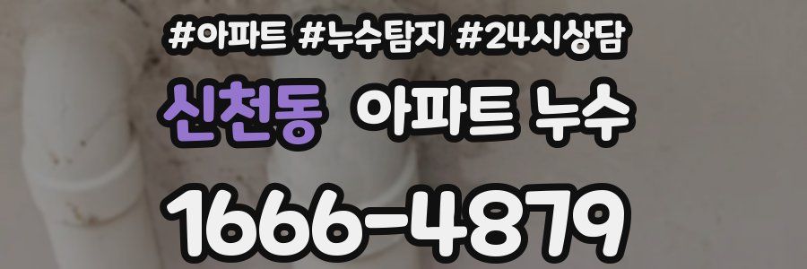 신천동 누수탐지