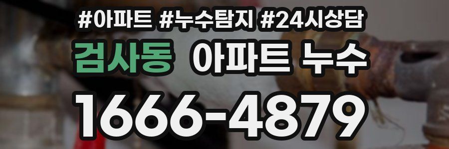 검사동 누수탐지