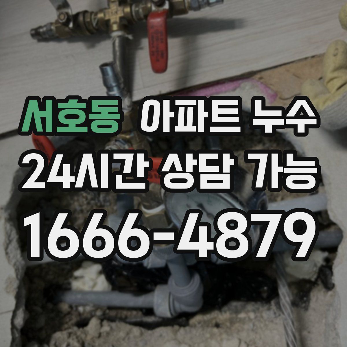 서호동 아파트 누수탐지