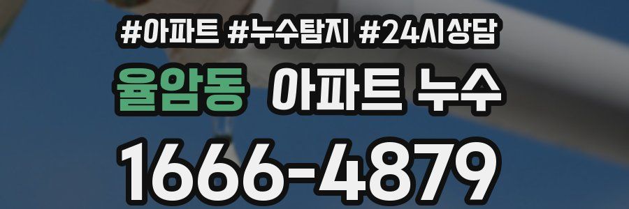 율암동 누수탐지