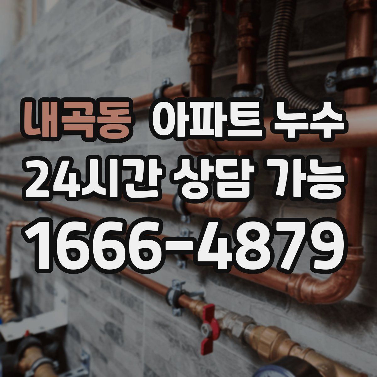 내곡동 아파트 누수탐지