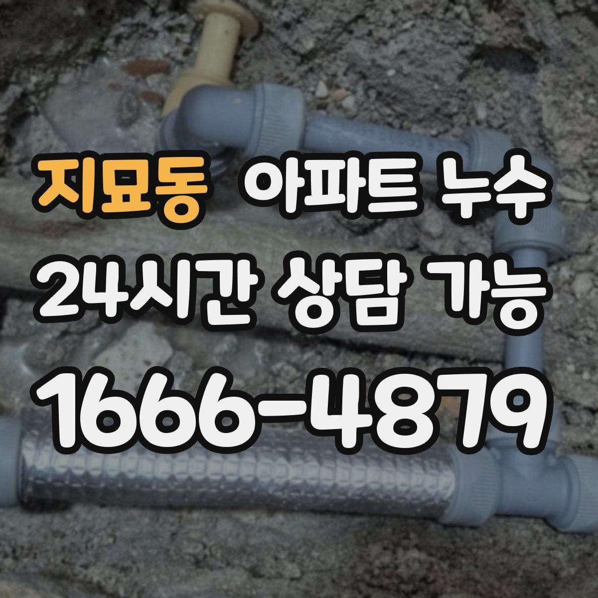 지묘동 아파트 누수 주말 야간에도 당황하지 않는 대응