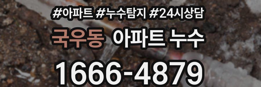 국우동 누수탐지