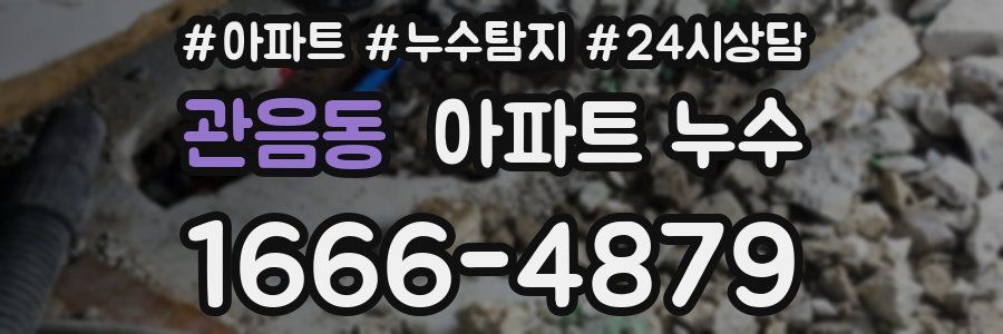 관음동 누수탐지