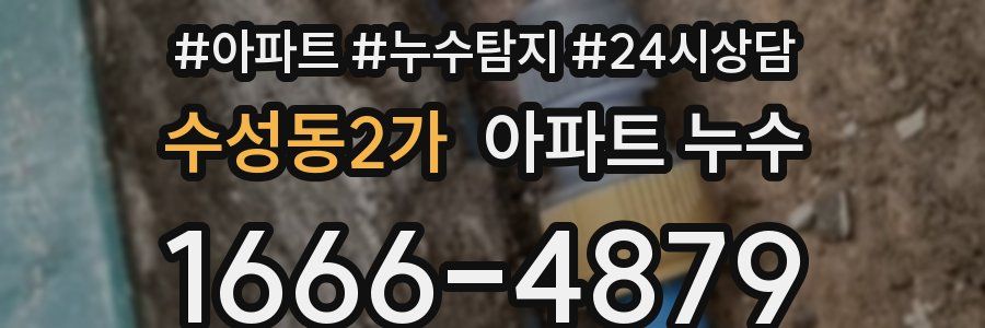 수성동2가 누수탐지