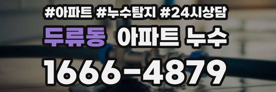 두류동 누수탐지