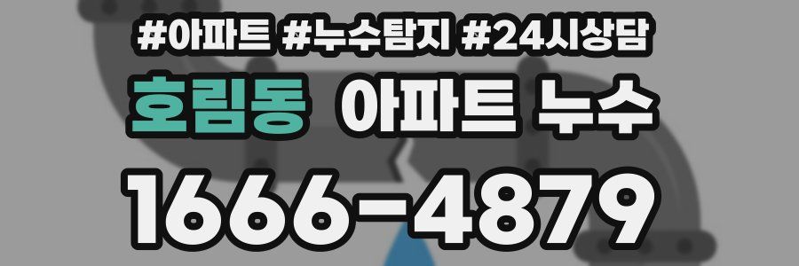 호림동 누수탐지