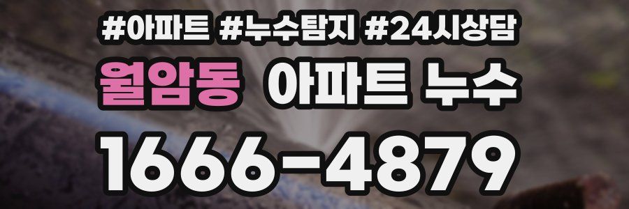 월암동 누수탐지