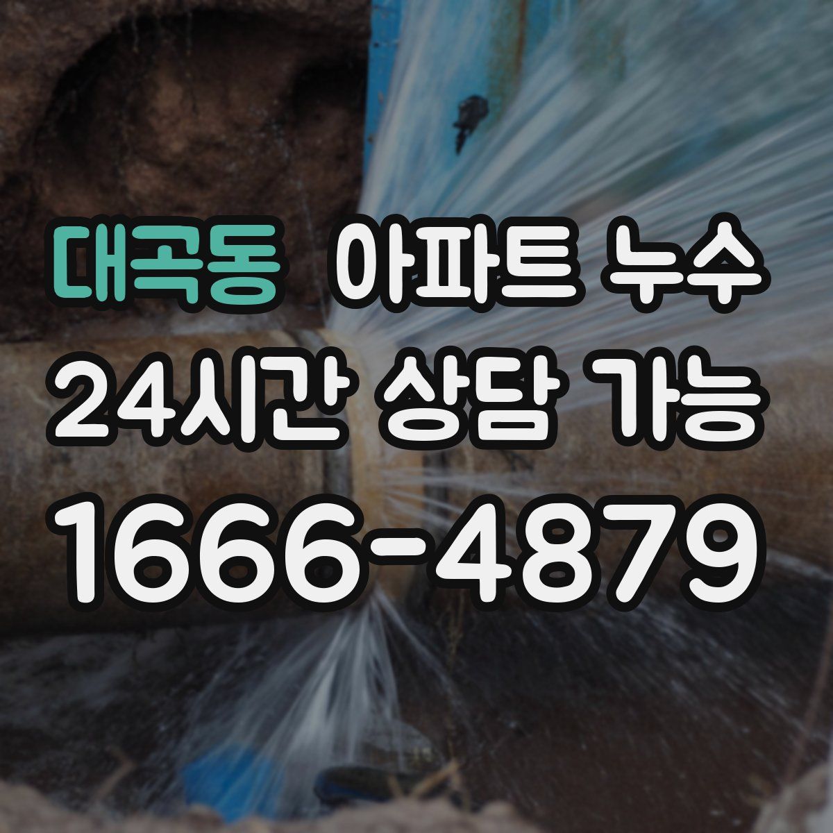 대곡동 아파트 누수탐지