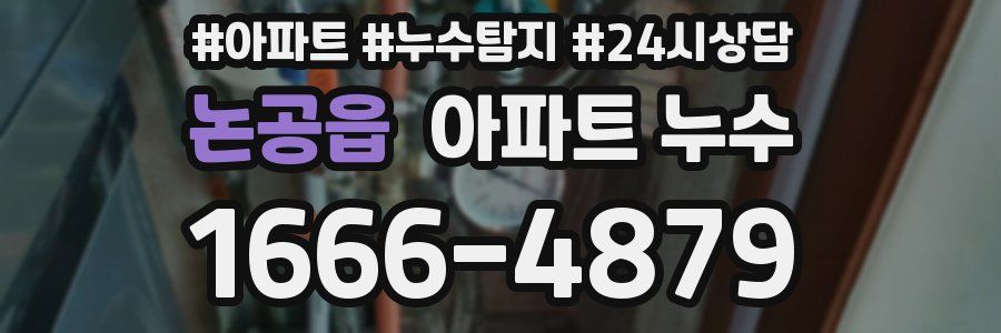 논공읍 누수탐지