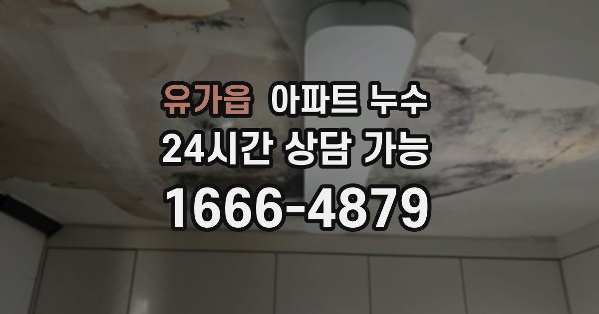 유가읍 아파트 누수