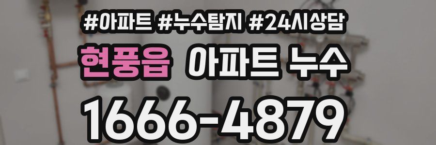 현풍읍 누수탐지