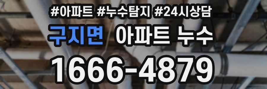 구지면 누수탐지