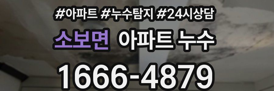 소보면 누수탐지