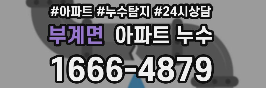 부계면 누수탐지