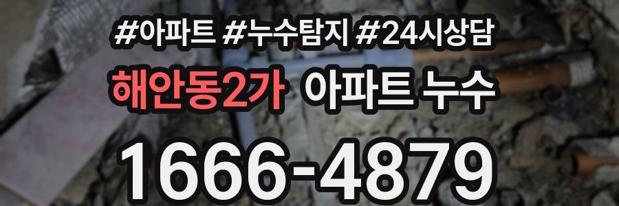 해안동2가 누수탐지