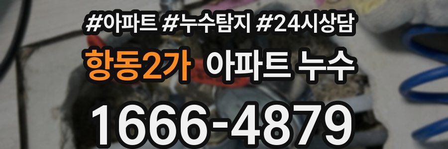 항동2가 누수탐지