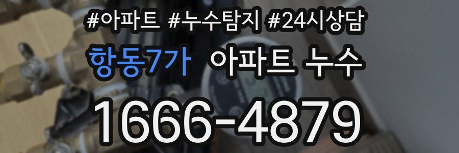 항동7가 누수탐지