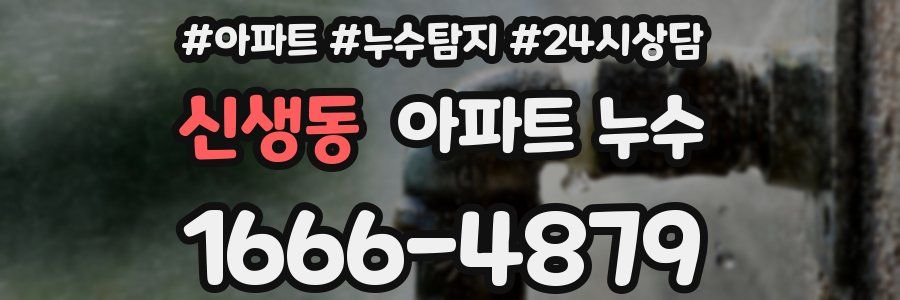 신생동 누수탐지