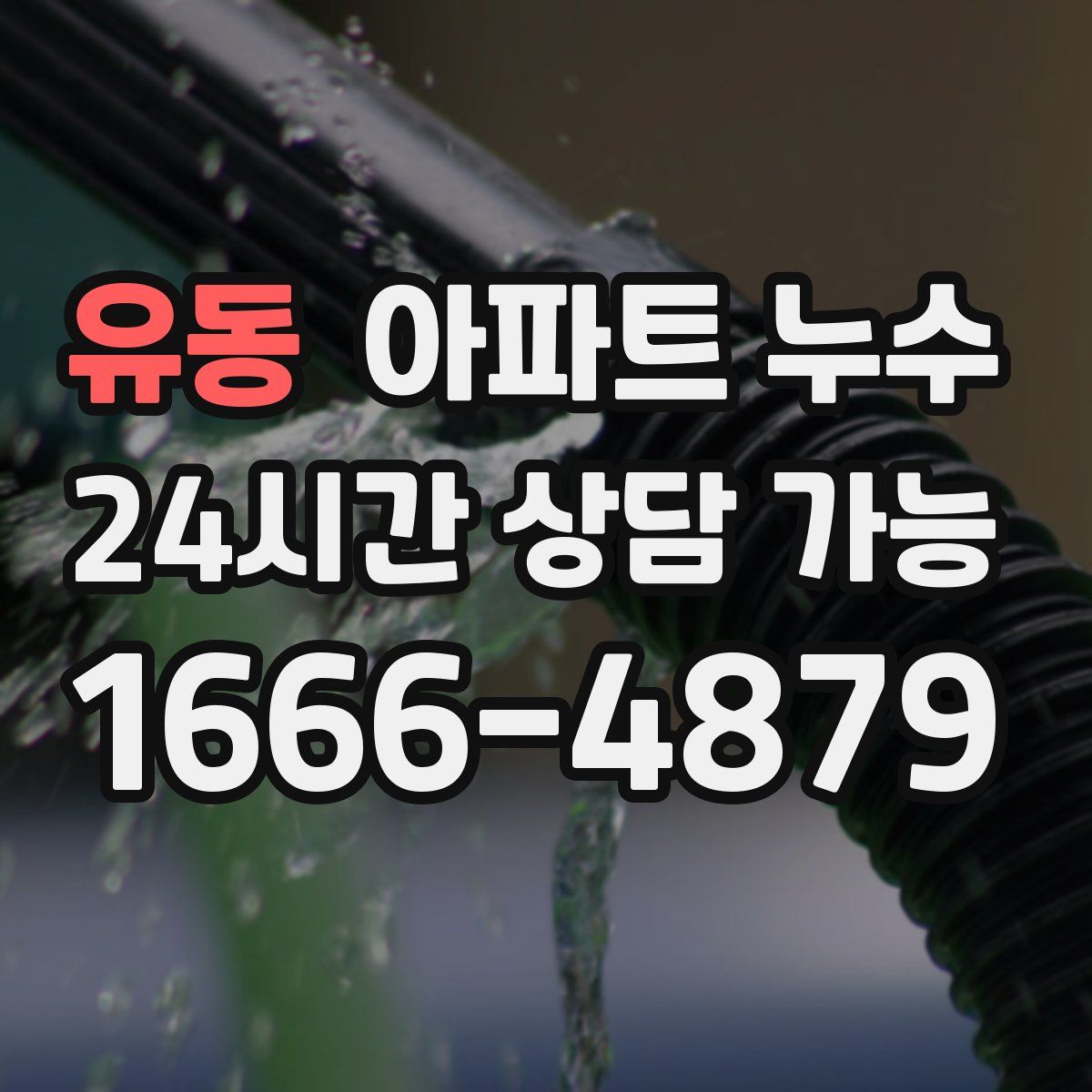 유동 아파트 누수탐지