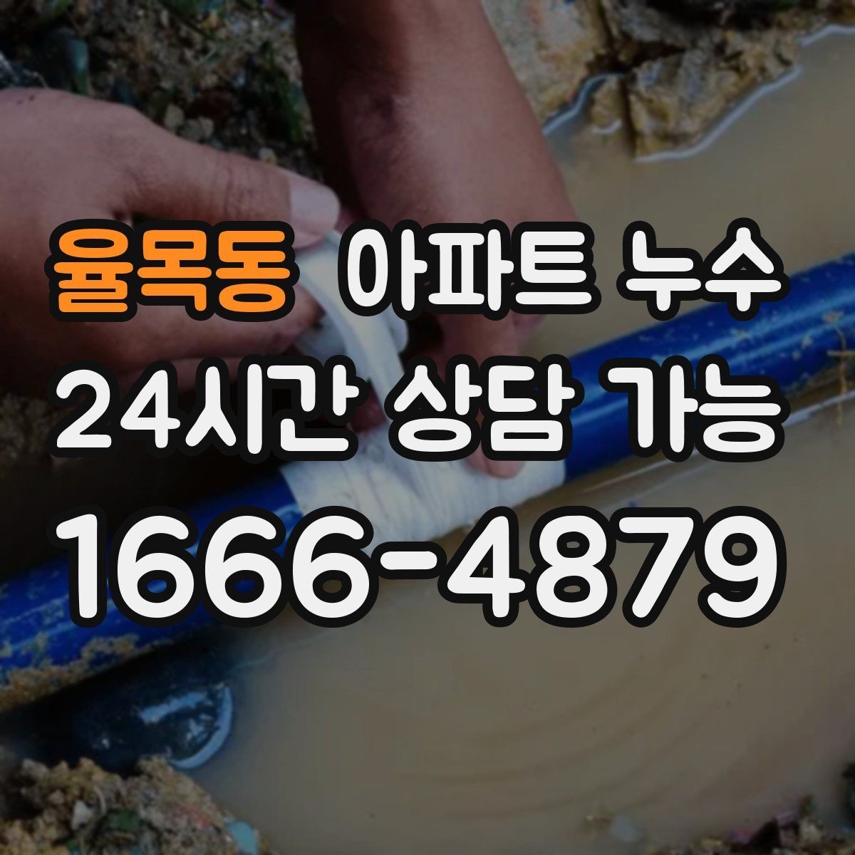 율목동 아파트 누수 몰딩 틈에서 변색이 보일 때