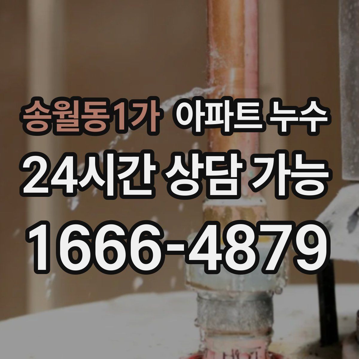 송월동1가 아파트 누수 아래층 피해 막는 초기 대응 방법
