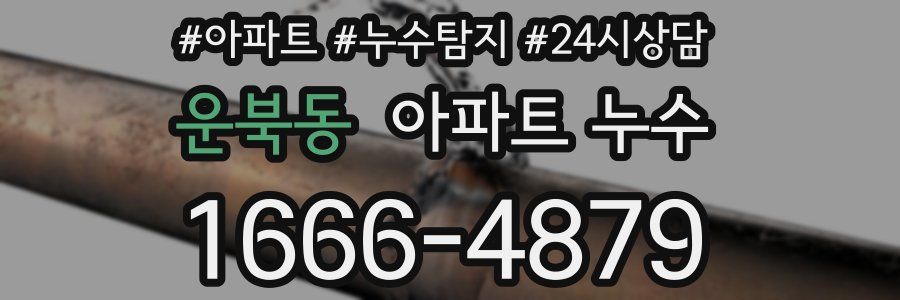 운북동 누수탐지