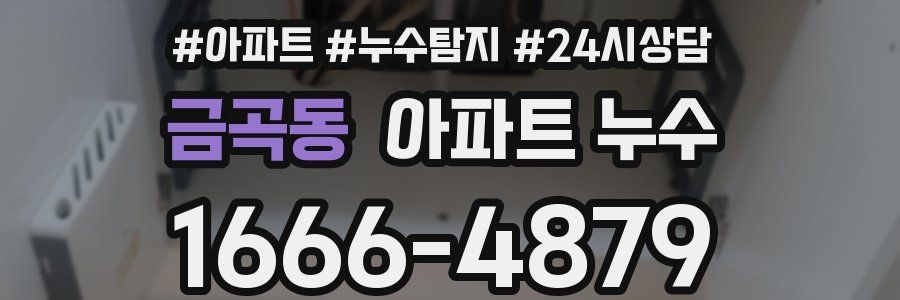 금곡동 누수탐지