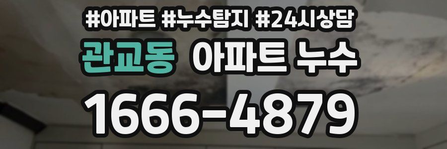 관교동 누수탐지