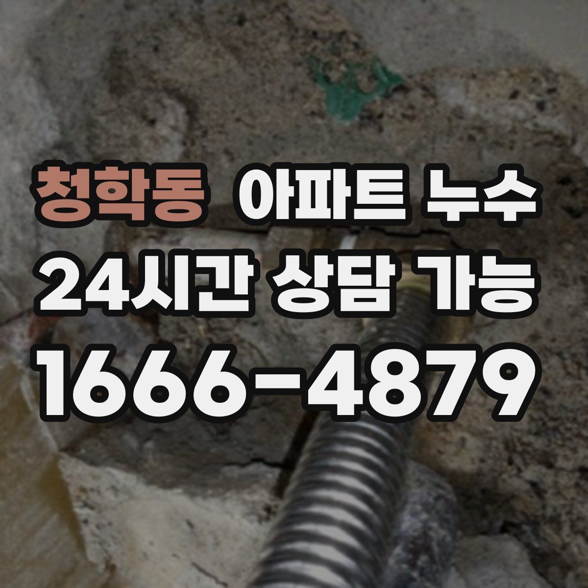 청학동 아파트 누수탐지