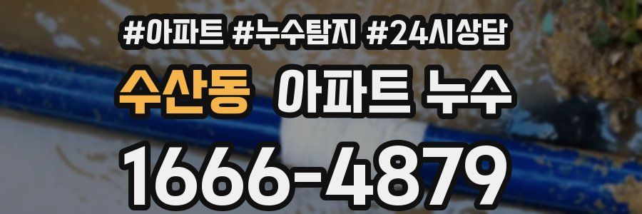 수산동 누수탐지