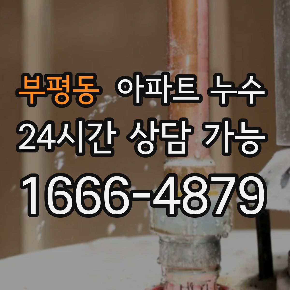 부평동 아파트 누수탐지