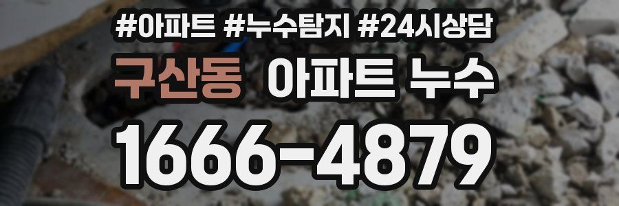 구산동 누수탐지