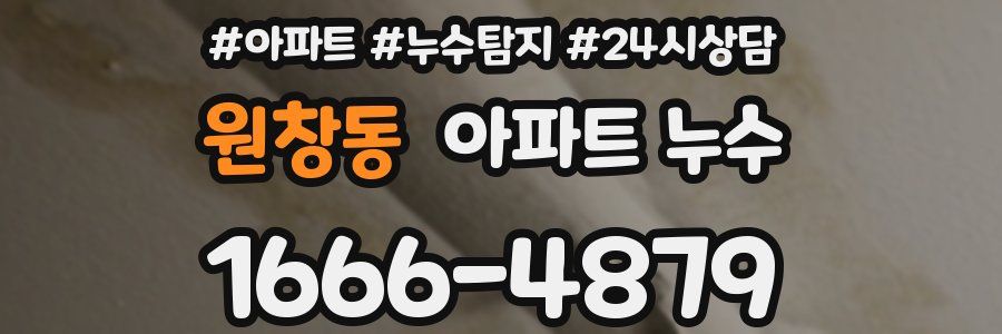 원창동 누수탐지