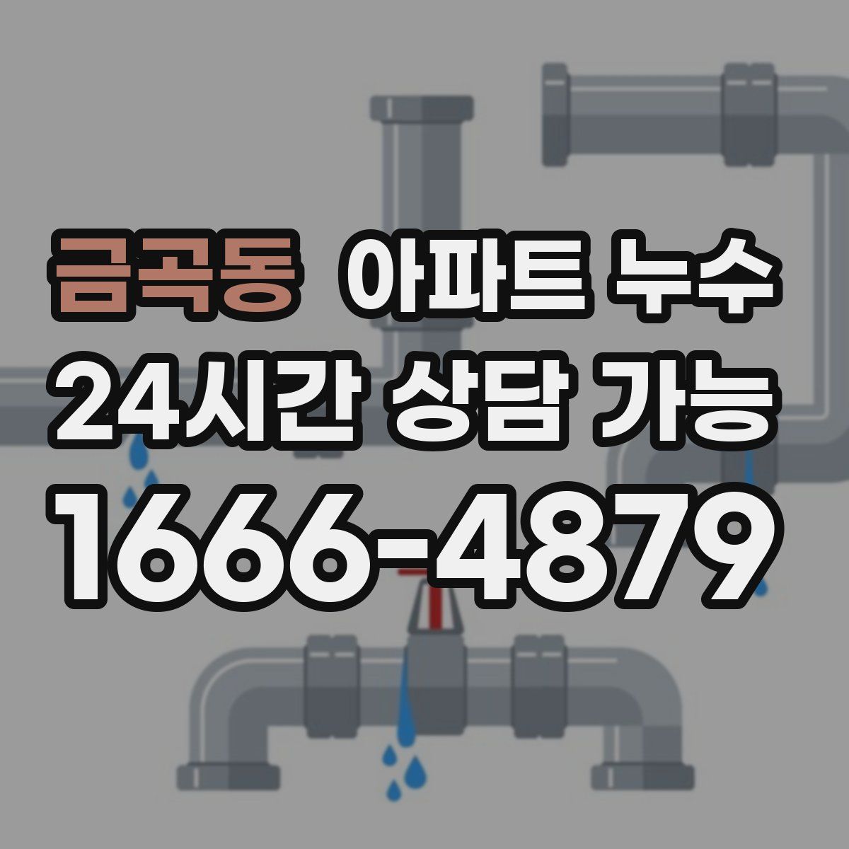 금곡동 아파트 누수탐지